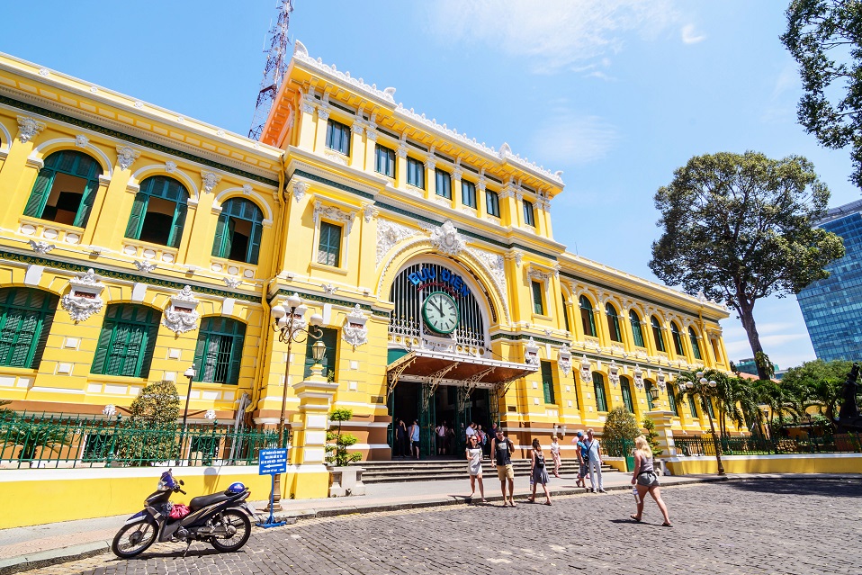 Central Post Office in Ho Chi Minh city