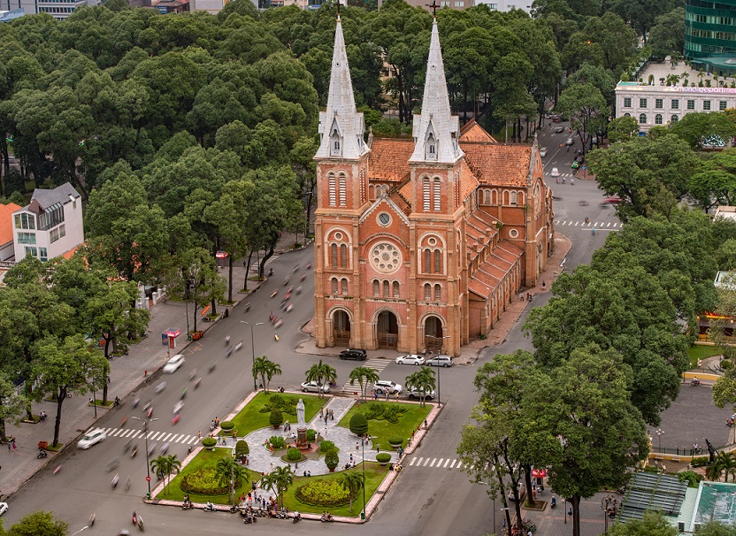 Notre-Dame Cathedral in Ho Chi Minh city