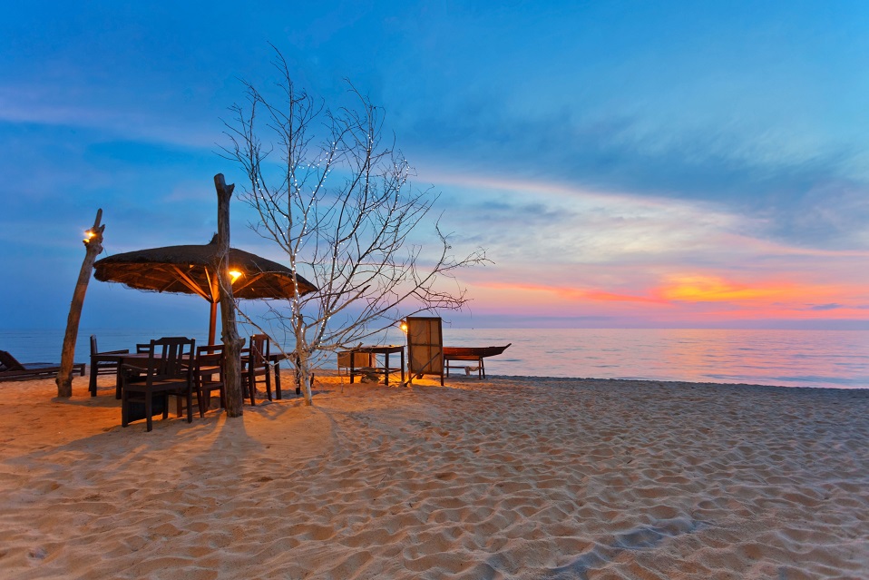 Sunset on Phu Quoc island