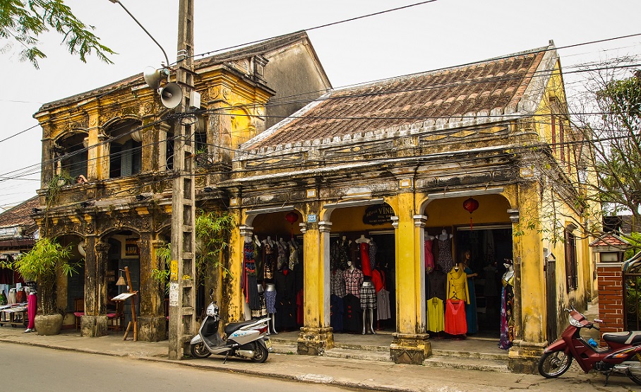 A clothes store in Hoi An