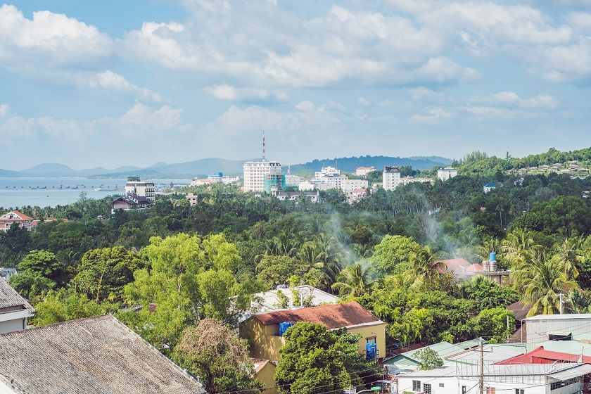 A view of Duong Dong town - the capital of Phu Quoc island