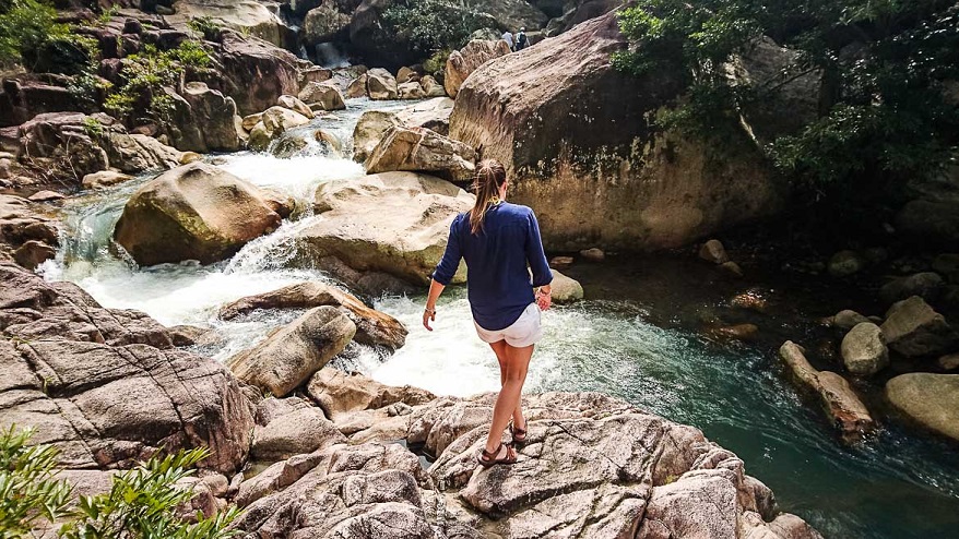 A tourist trek to Ba Ho Waterfalls, Nha Trang city