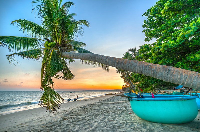 A view of Mui Ne Beach, Phan Thiet