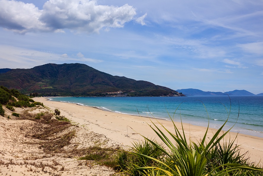 Bai Dai beach (also known as Long Beach) in Nha Trang city, Vietnam