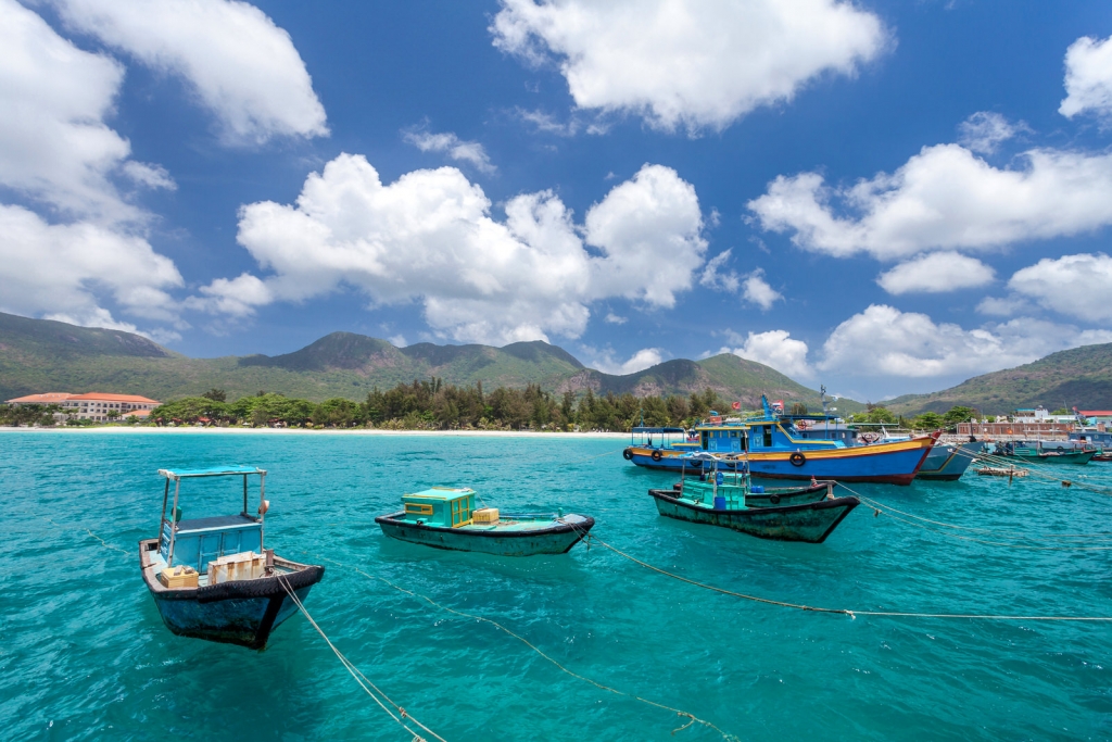 Rent a boat and captain and explore a neighboring island in Con Dao