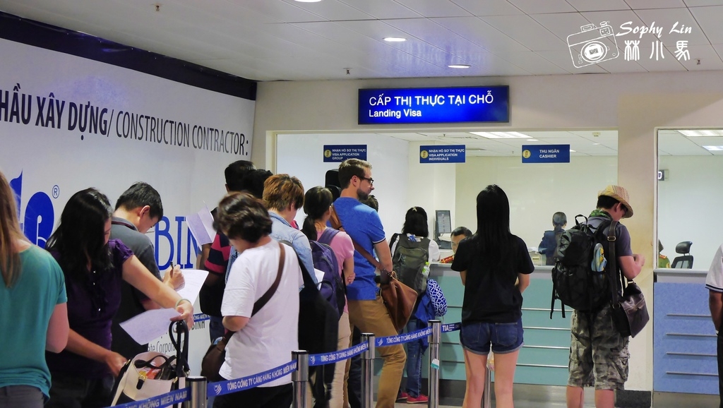 Vietnam landing visa at Tan Son Nhat Int'l Airport , Ho Chi Minh city, Vietnam