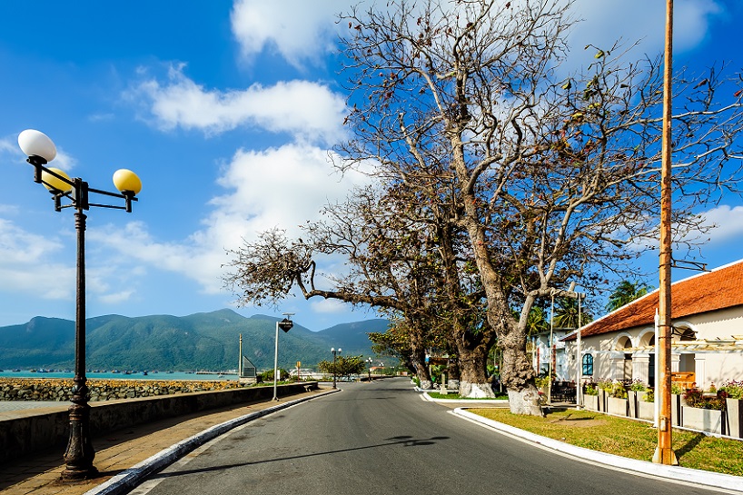 View of a road in Con Dao Island