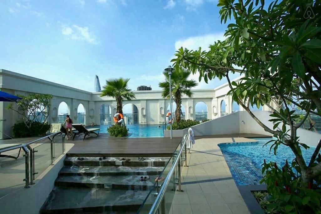 0503 _Cozy Family 3BR Infinity Pool Rooftop and Gym