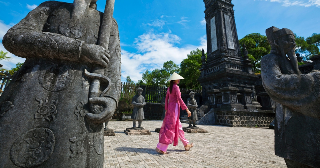 A view of Hue city