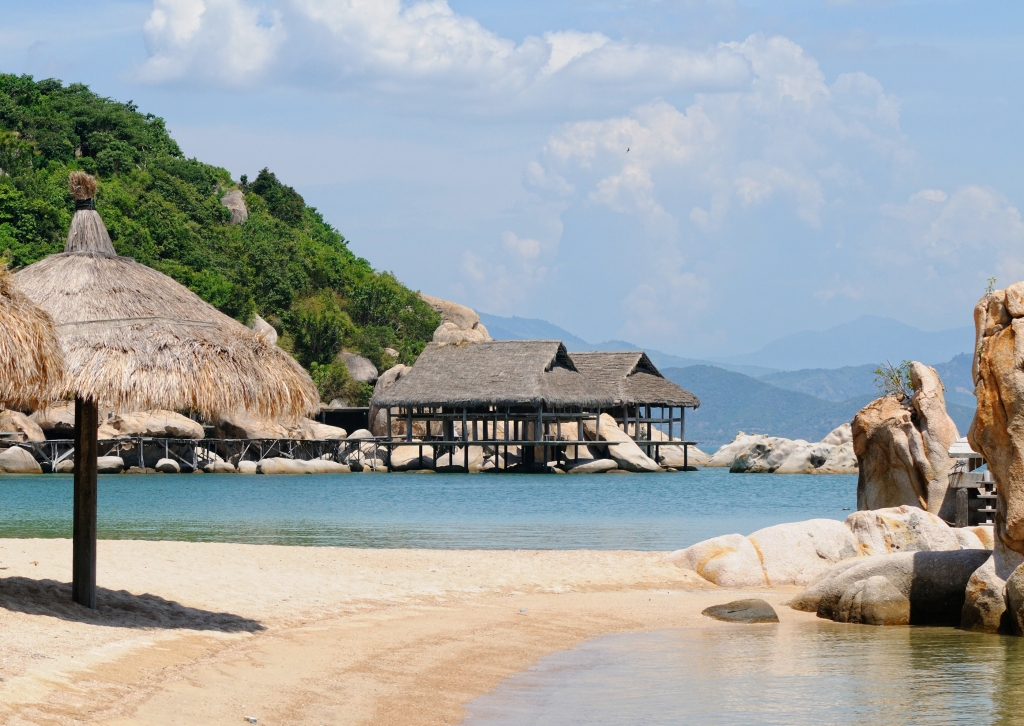 Beautiful beach in southern Vietnam