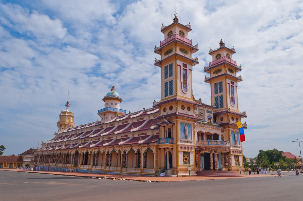 Cao Dai Temple in Tay Ninh Province