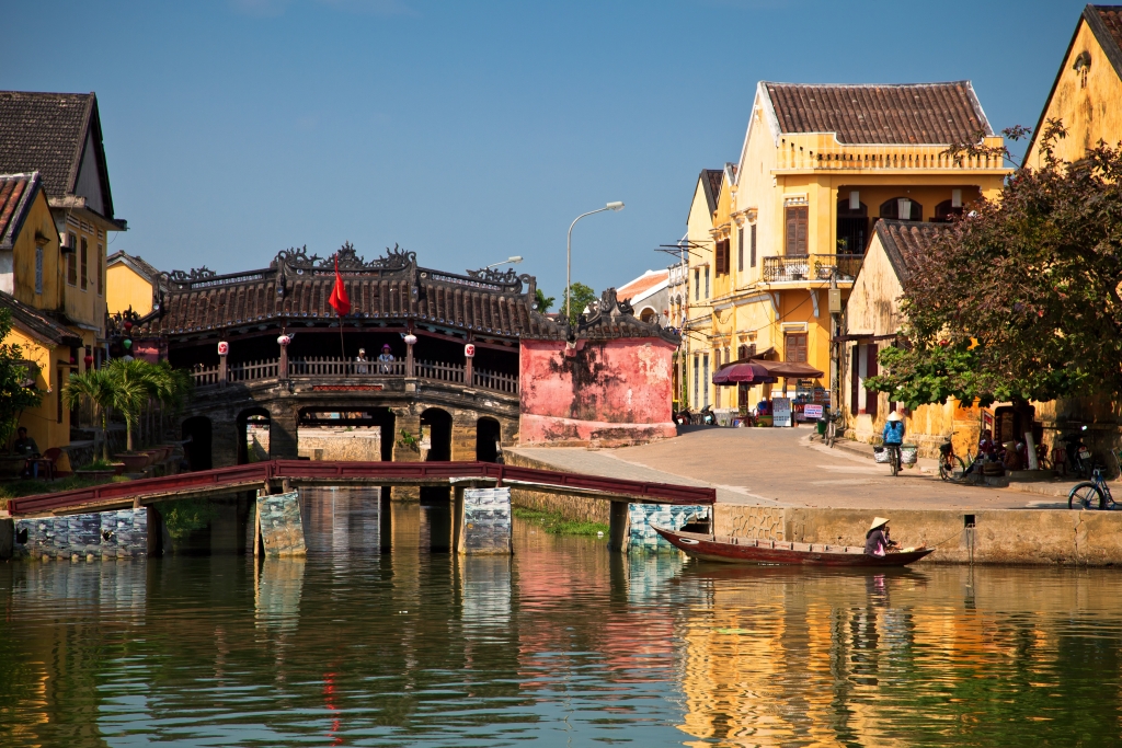 Japanese bridge in Hoi An, Vietnam
