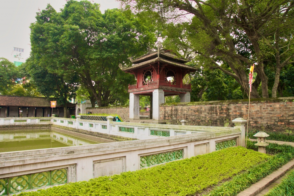 Temple of Literature in Hanoi, Vietnam.