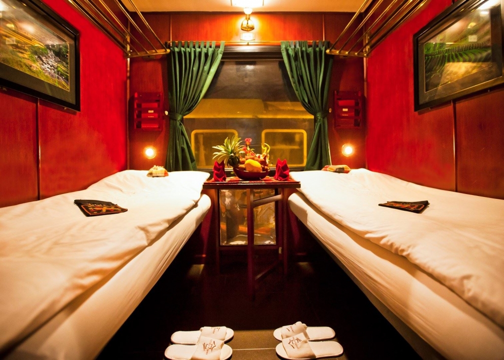 The Victoria Express Train - coach with two berths