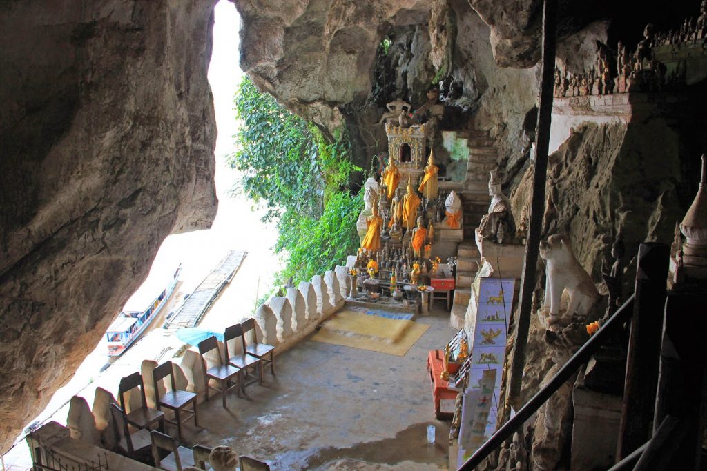 The Pak Ou Buddha Caves in Luang Phrabang, Laos
